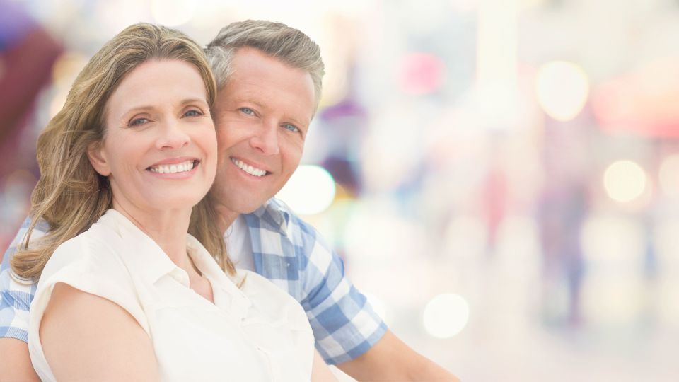 Photo of smiling couple