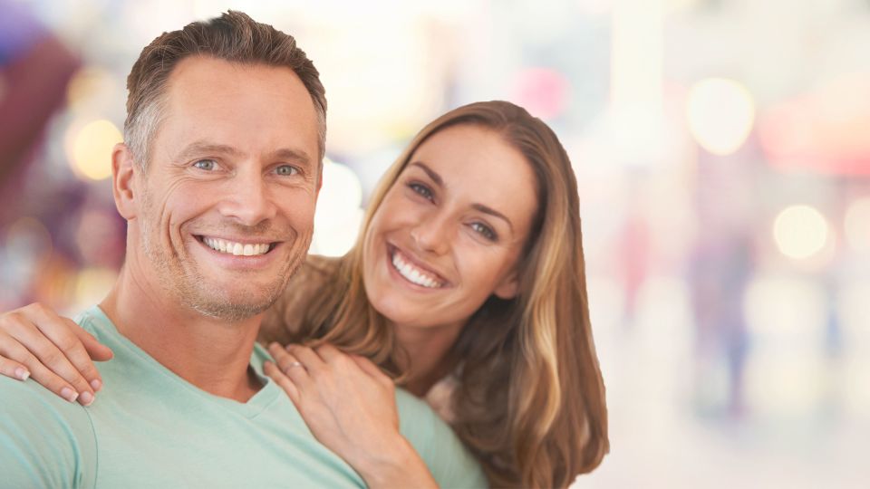 Photo of smiling couple