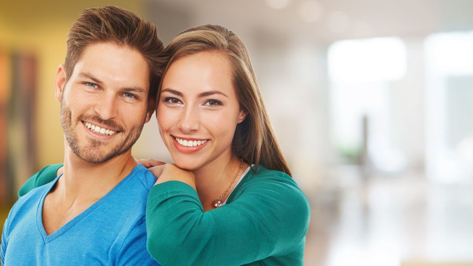 Photo of smiling couple