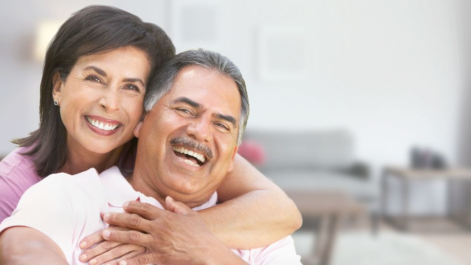 Photo of smiling couple