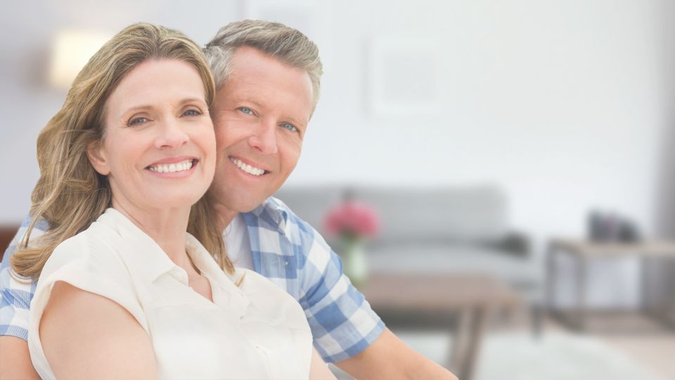 Photo of smiling couple