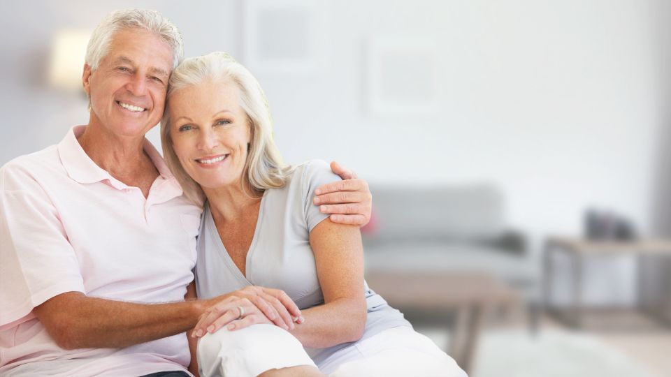 Photo of smiling couple