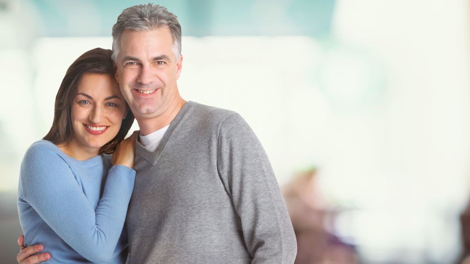 Photo of smiling couple