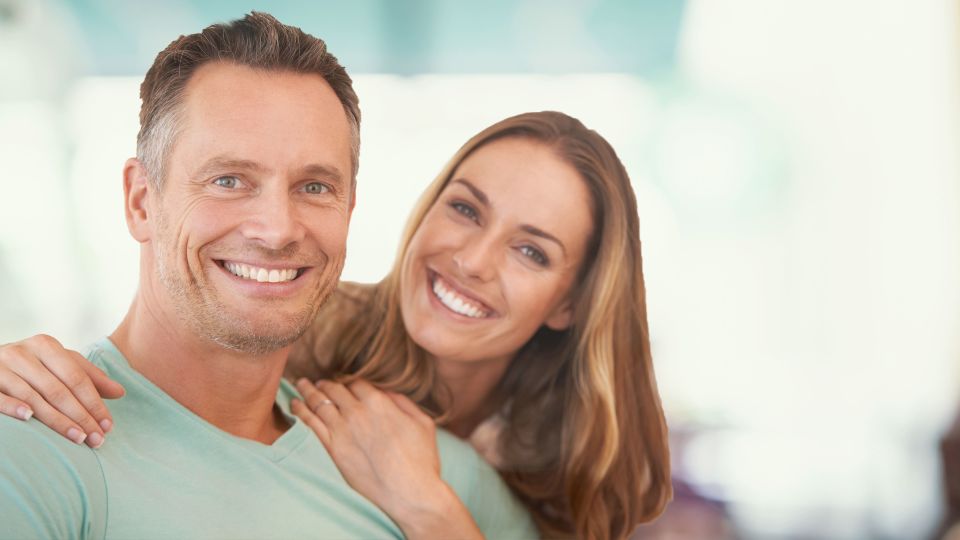 Photo of smiling couple