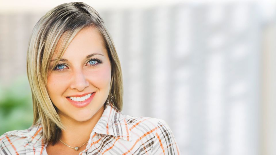 Photo of smiling woman