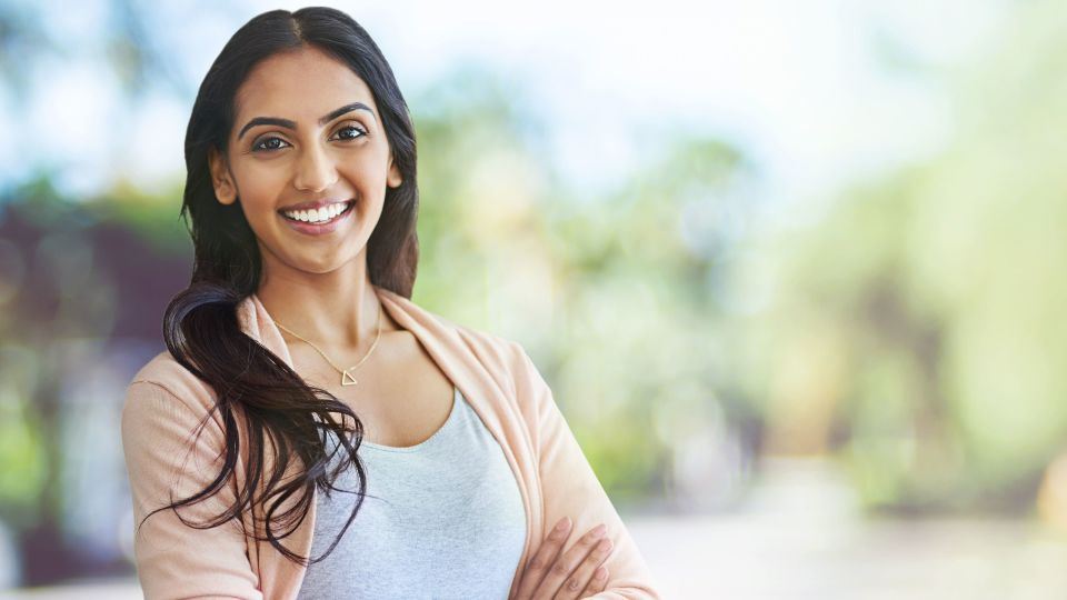 Photo of smiling woman