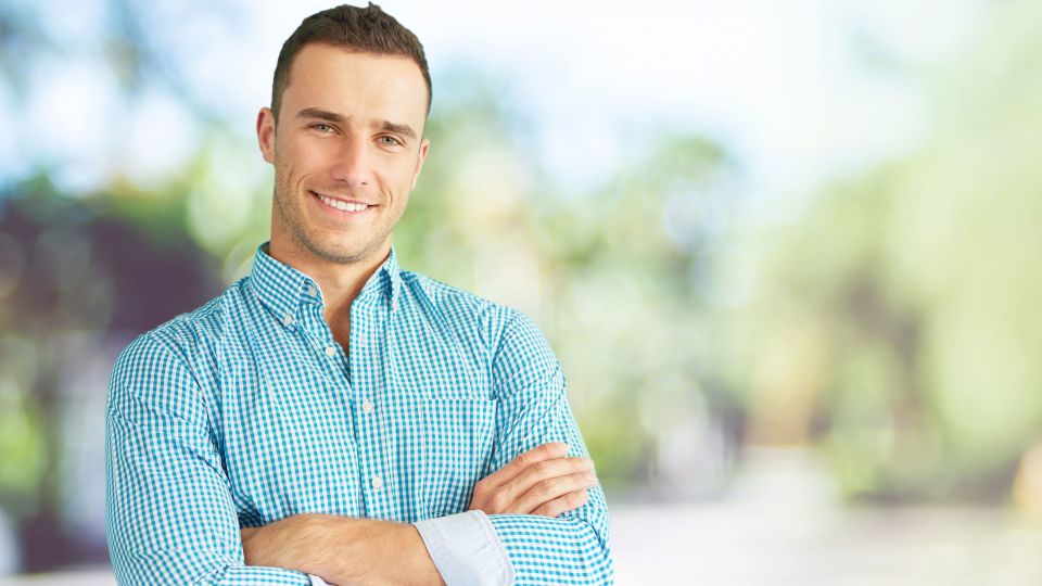 Photo of a smiling man