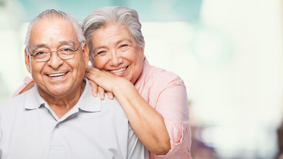 Photo of smiling couple