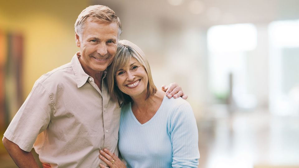 Photo of smiling couple