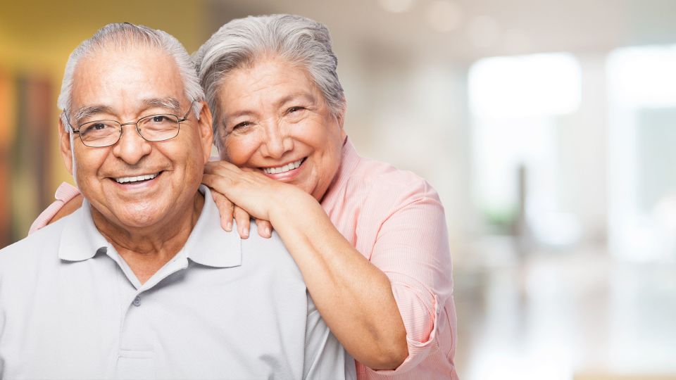 Photo of smiling couple