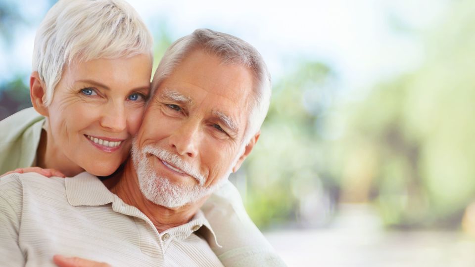 Photo of smiling couple