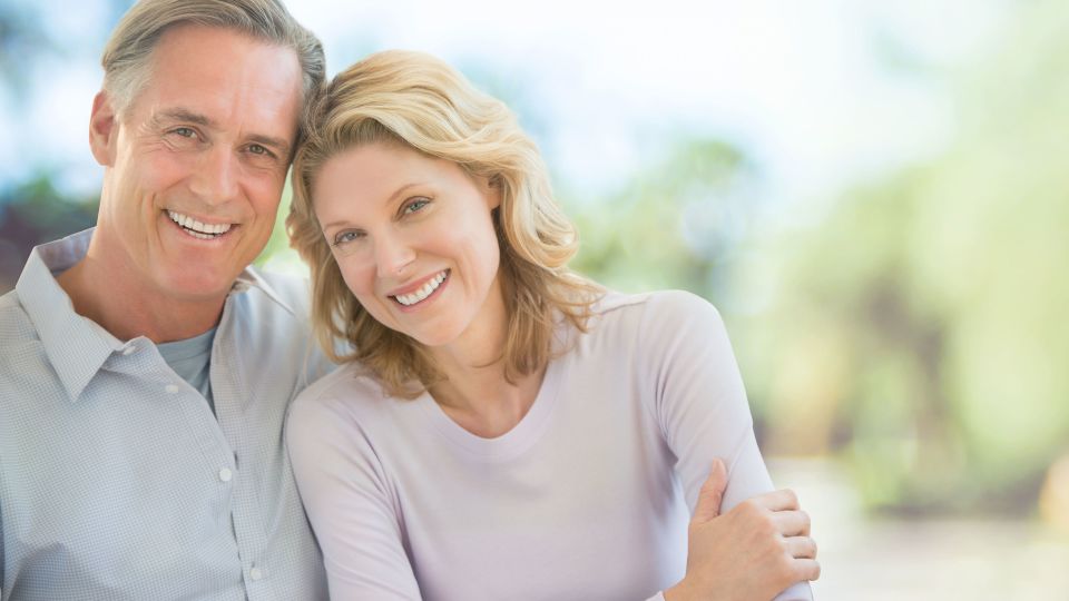 Photo of smiling couple