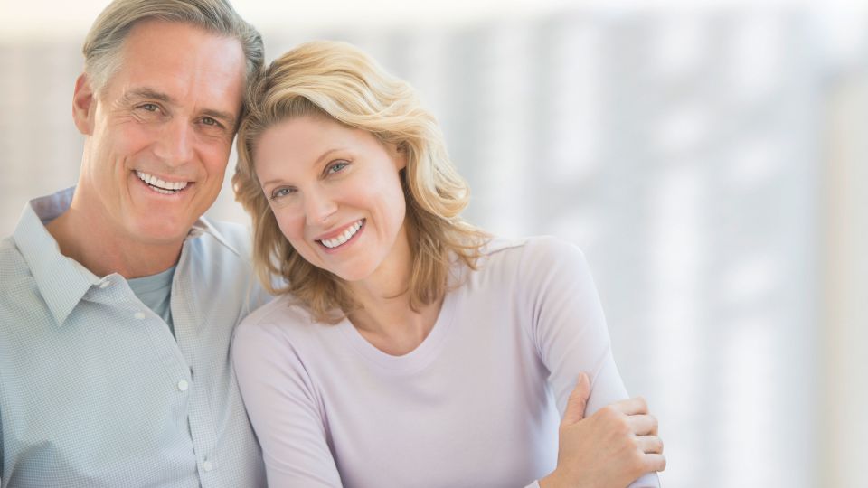Photo of smiling couple