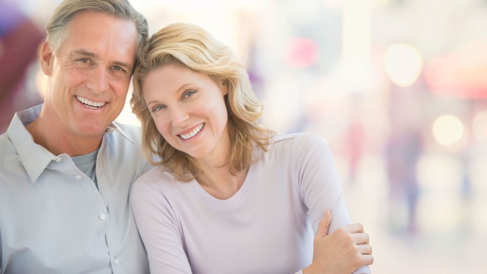 Photo of smiling couple