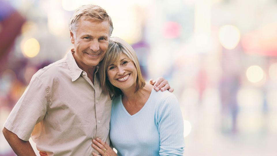 Photo of smiling couple