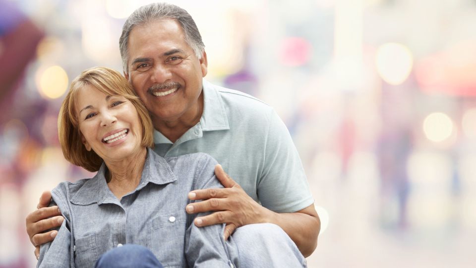 Photo of smiling couple