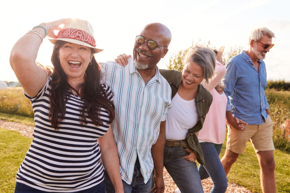 group laughing