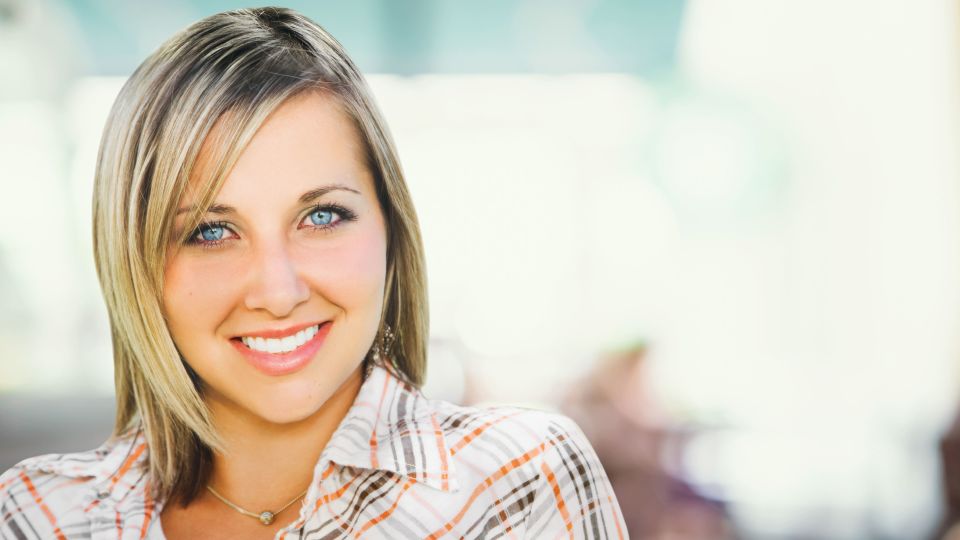 Photo of smiling woman