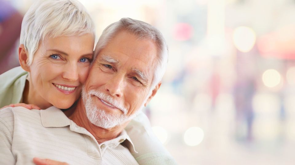 Photo of smiling couple