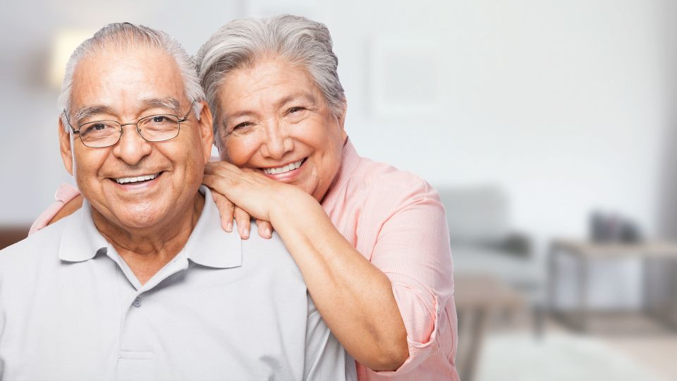 Photo of smiling couple
