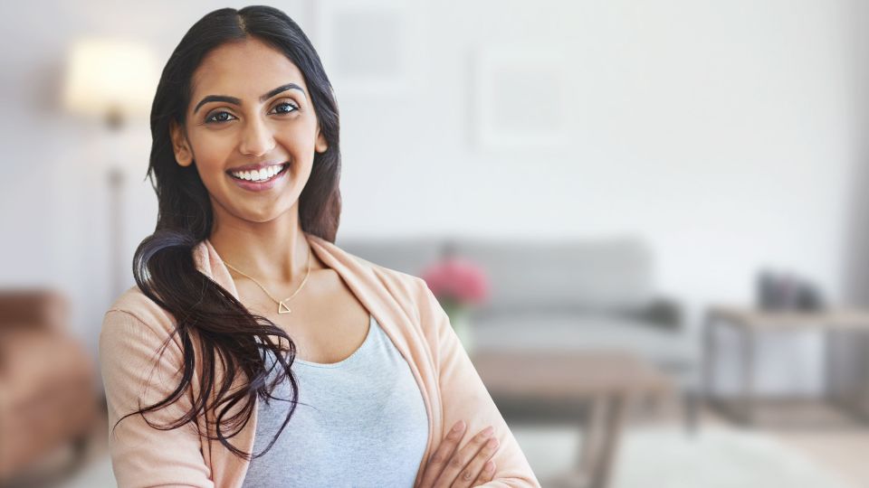 Photo of smiling woman