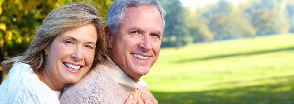 Photo of smiling couple