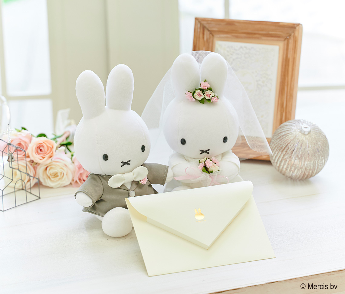 ミッフィー 和装ウェディングぬいぐるみ電報