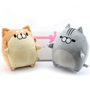 【ぬいぐるみ電報】LINEスタンプで人気の「ボンレス犬＆ボンレス猫」のぬいぐるみと電報のセットが新発売！