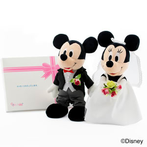 【ディズニー電報】待望のミッキーマウス＆ミニーマウスのウェディングドールがハート電報に新登場！