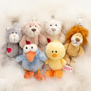 【ぬいぐるみ電報】NICI（ニキ）のかわいいぬいぐるみキーリングが新発売！