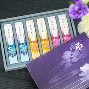 3種類の香りを詰め合わせた香彩堂のお線香が新発売