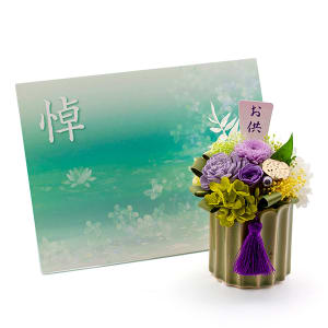 プリザーブドフラワーの供花が新発売