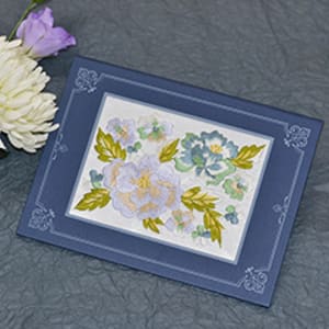 お悔やみ刺繍電報 追想花