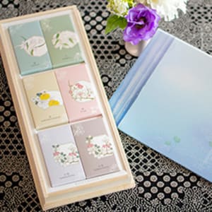 進物線香「四君子 詰め合わせショート5種」お悔やみ電報 うたかた セット