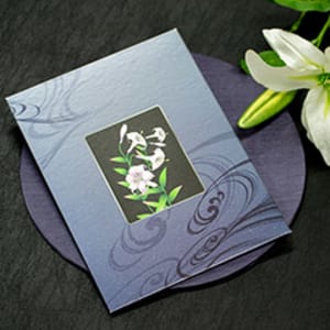 お悔やみ電報 白百合