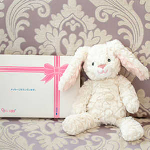 【Mary Meyer】パティ クリームバニー S＋ドキドキHAPPYBOX電報