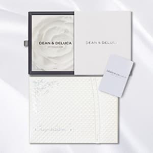 DEAN ＆ DELUCA ギフトカタログ（カードタイプ）ホワイト＋キラキラHAPPYBOXプレシャスホワイト