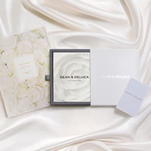 DEAN ＆ DELUCA ギフトカタログ（カードタイプ）ホワイト＋ハート電報 ホワイトローズ