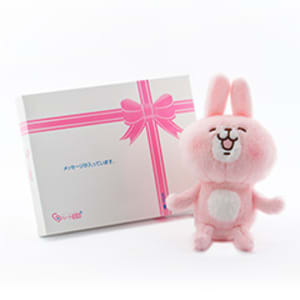 カナヘイの小動物 うさぎ＋ドキドキHAPPYBOX電報