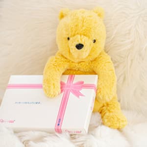 【ディズニー】クラシック プー あそんで！ぬいぐるみ＋ドキドキHAPPYBOX電報