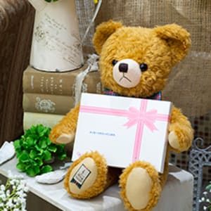 【日本製】テディベア くまのメロディ(L)ぬいぐるみ電報