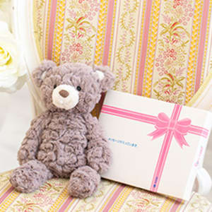 【Mary Meyer】パティ グレーベア S＋ドキドキHAPPYBOX電報