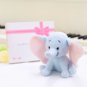 My Picture ダンボ ぬいぐるみ＋ドキドキHAPPYBOX電報