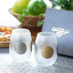 〈The Premium Nippon Taste〉日月タンブラー＋キラキラHAPPYBOX電報ショコラ
