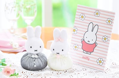 ミッフィー 福だるま 電報 ウェディング ミッフィー 結婚祝い 祝電 和装 神前式 人気 ウェディング