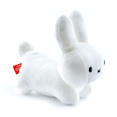 Brunaファミリー うさぎ（ホワイト）＋ドキドキHAPPYBOX電報 | 電報