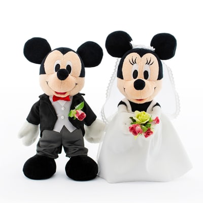 ミッキー ぬいぐるみ ウエディング ウェディングミッキー＆ミニー| キャステル | CASTEL ディズニー情報