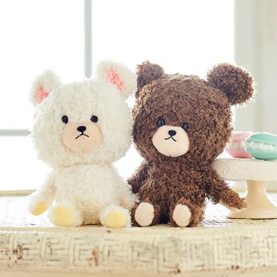 くまのがっこう モコモコジャッキー＆デイビッドぬいぐるみ＋くまのが