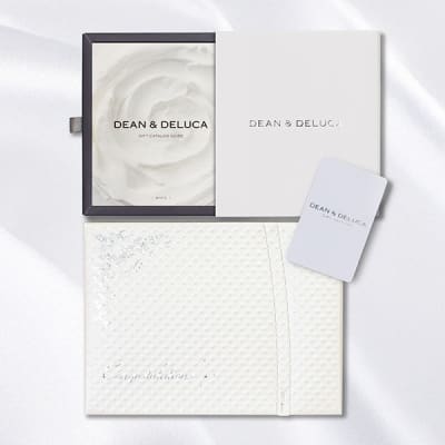 DEAN ＆ DELUCA ギフトカタログ（カードタイプ）ホワイト＋キラキラ