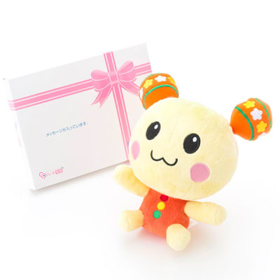 うーたん だっこサイズぬいぐるみS＋ドキドキHAPPYBOX電報 | 電報なら